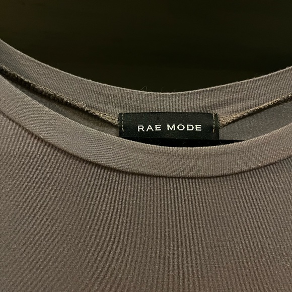 Rae Mode Tunic Womens Medium High Low Long Sleeve Purple/ Gray size medium - Picture 2 of 5